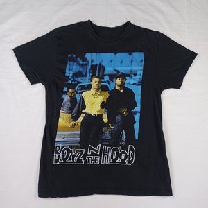 Boyz In The Hood Men's Size M Black Graphic T-Shirt Ice Cube Cuba 90's Gangster